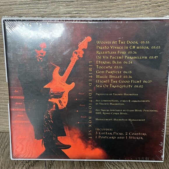 Yngwie Malmsteen - Parabellum New CD Ltd Ed, Postcard Stickers Coaster 3 Picks - Picture 4 of 7